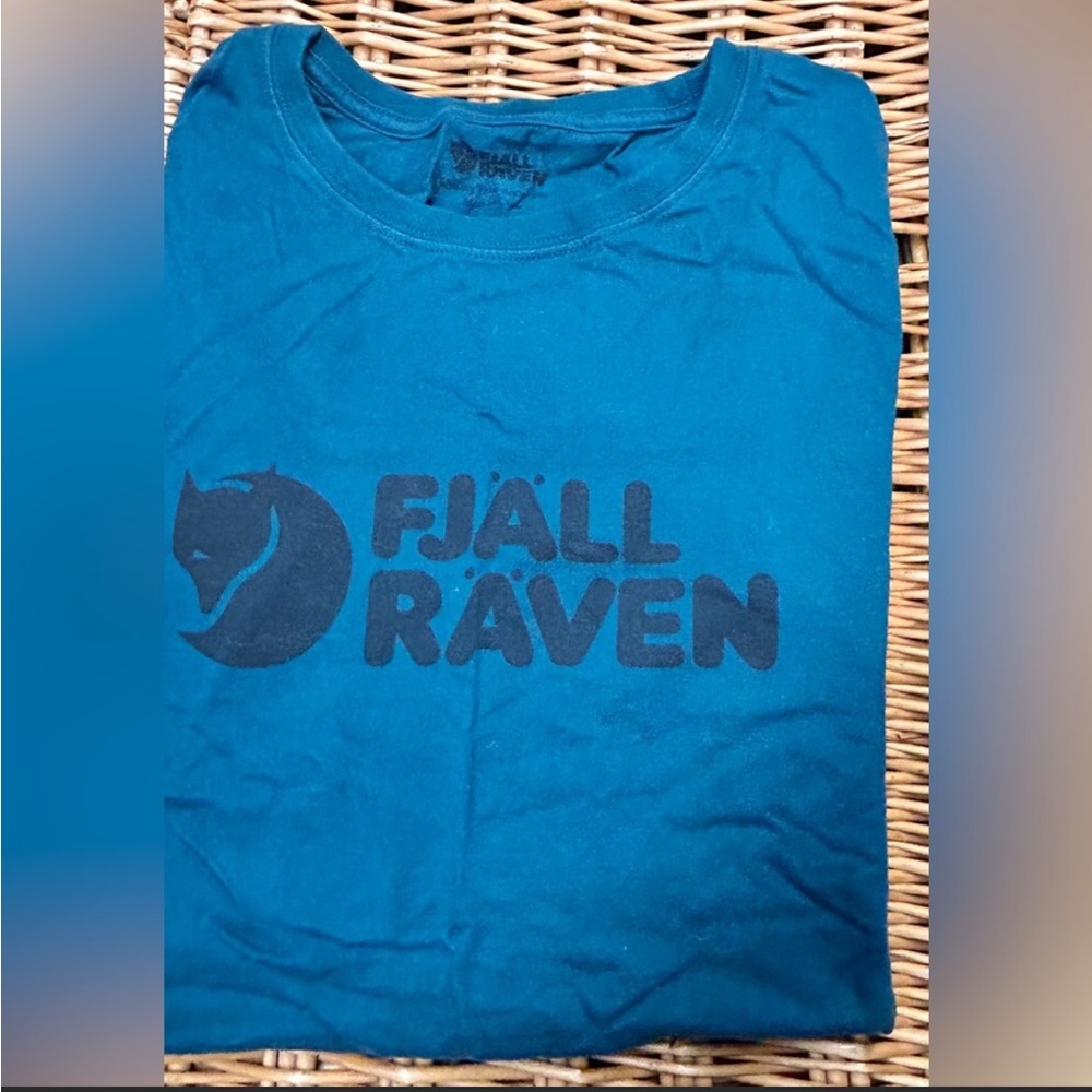 Fjallraven blue shirt size medium
